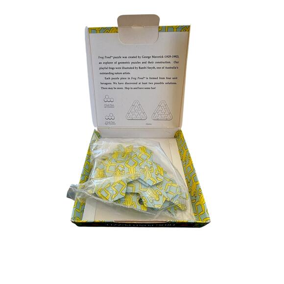 Vintage Frog Pond Puzzle 1993 - Nature’s Spaces Brain Teaser Complete - Picture 2 of 11